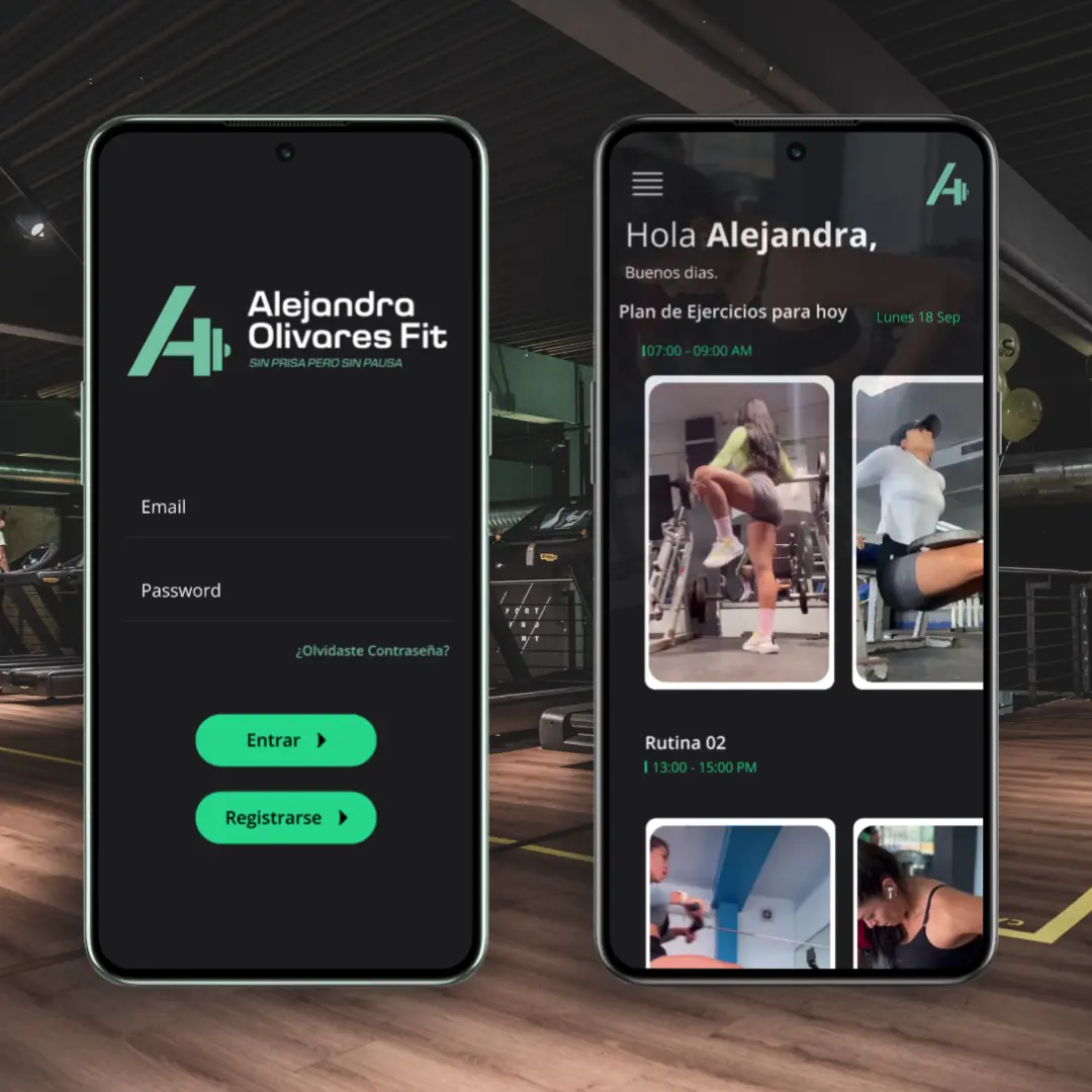 Vista del proyecto Alejandra Olivares Fit